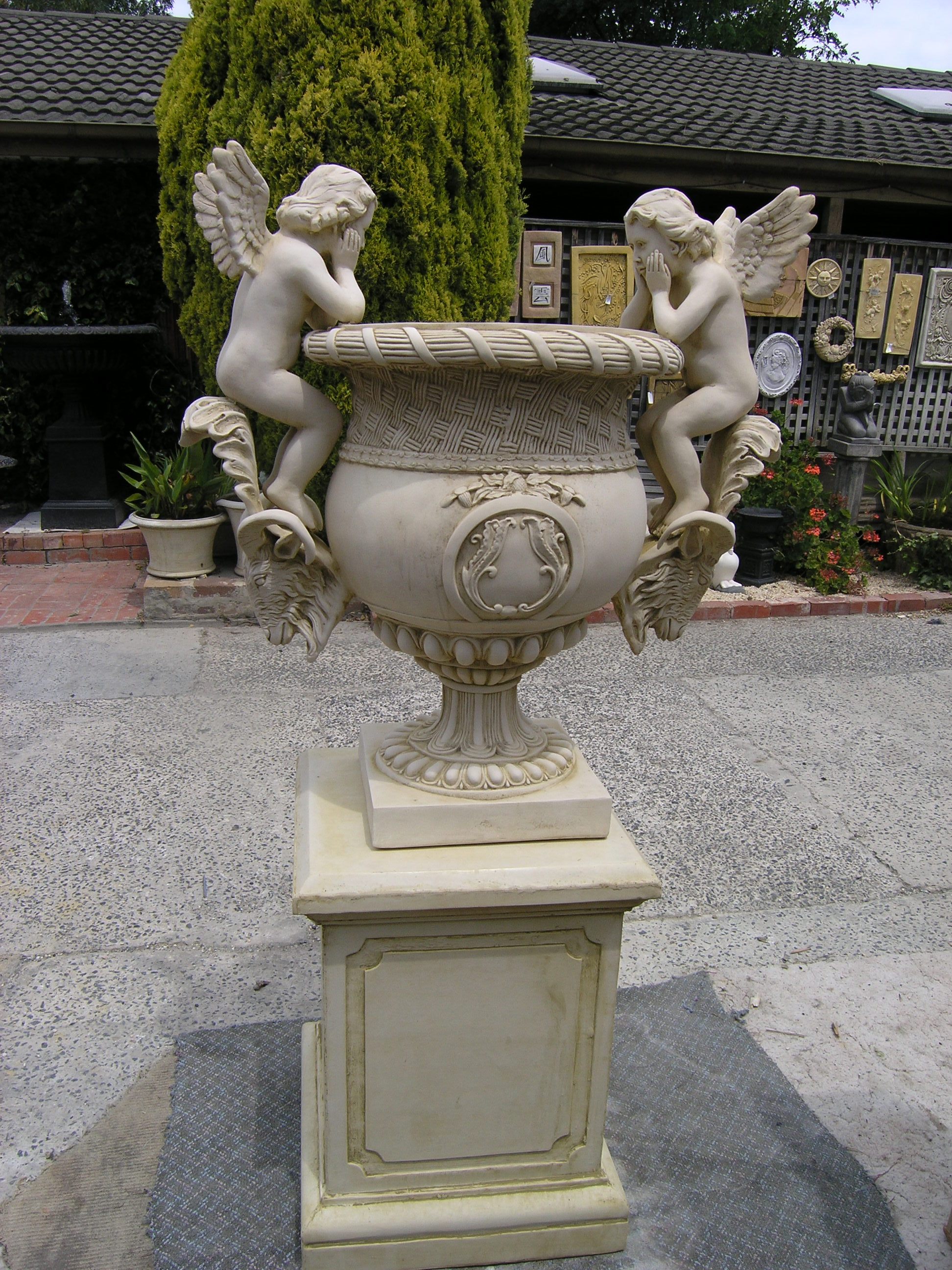 Urn And Pedestal