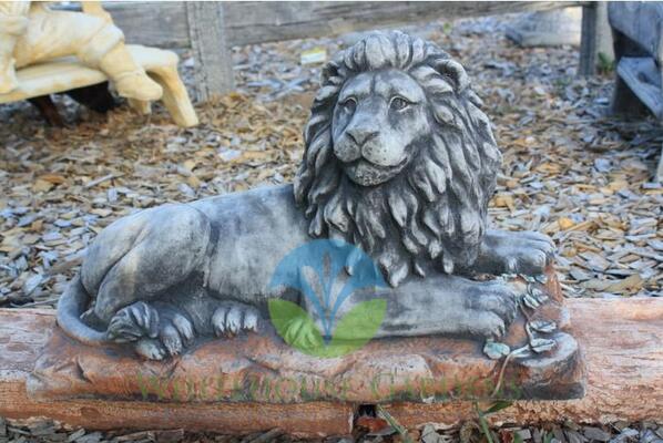 Lion Resting. Left
